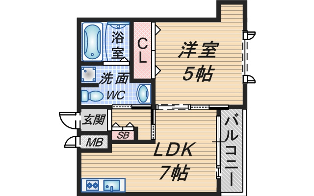 ジュエル曽根東の間取り