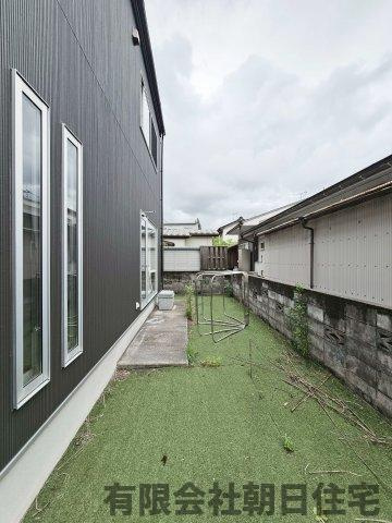 【庭】 | 八雲町日吉中古戸建 | お庭が付いています
