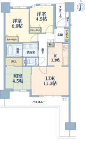 【間取り】 | ☆アーニバス千里丘プラティーク