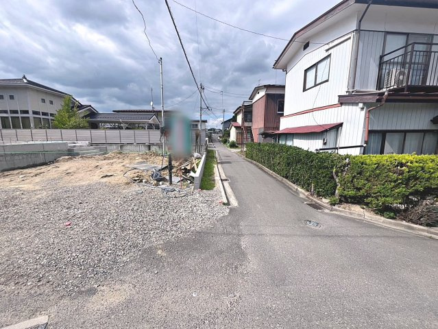新築戸建・新築建売　郡山市桜木第2　赤木小・第五中の前面道路含む現地写真