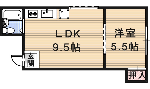 豊中ニューハイツの間取り
