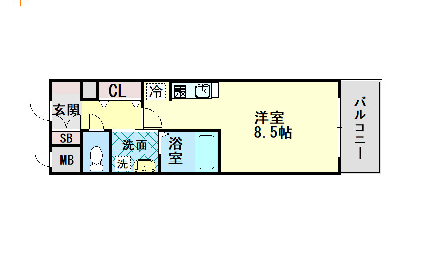 エヴァステージ神戸六甲の間取り