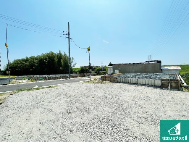 尼崎市田能　新築一戸建ての外観|現在の進捗状況です！順調に作業進行中、完成が待ち遠しいです！詳細の間取り等、お気軽にお問い合わせください！