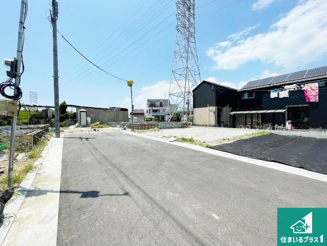 尼崎市田能　新築一戸建ての外観|現在建築中！落ち着いた街並みで新生活を始めることが出来そう！周辺の物件も併せてご紹介させて頂きます！