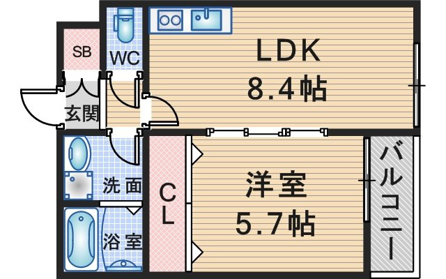 Dear Court Soneの間取り