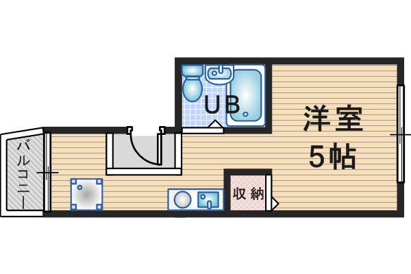 スタジオグロワールの間取り