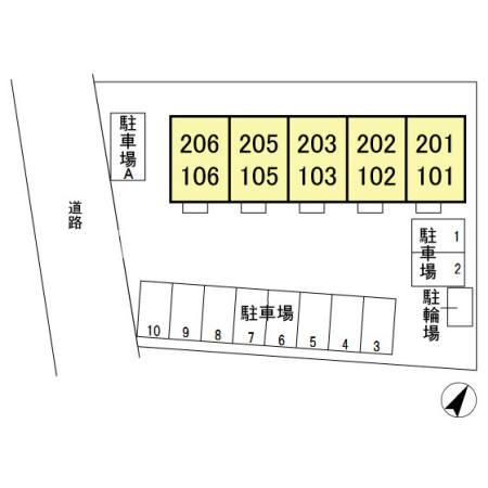 モアクレストＦ　Ⅲの区画図|高崎、前橋エリアのお部屋探しはエンドスケープまで！お客様の理想お聞かせ下さい♪