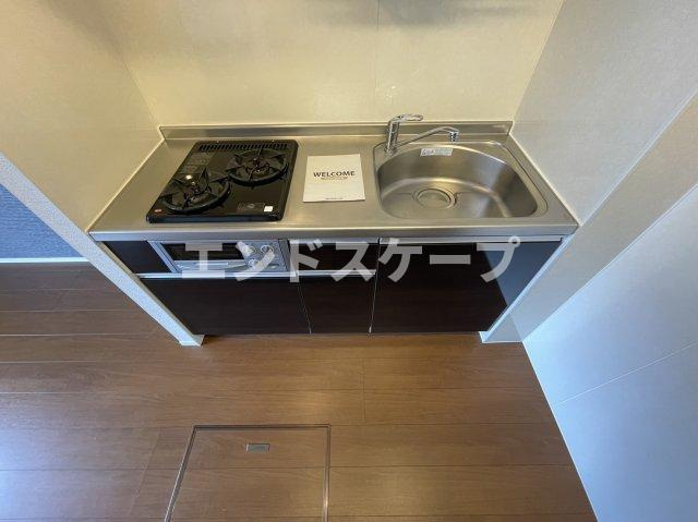 モアクレストＦ　Ⅲのキッチン|高崎、前橋エリアのお部屋探しはエンドスケープまで！お客様の理想お聞かせ下さい♪
建具、設備の色が異なる場合がございます。