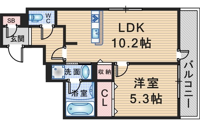 D-residence蛍池東町の間取り