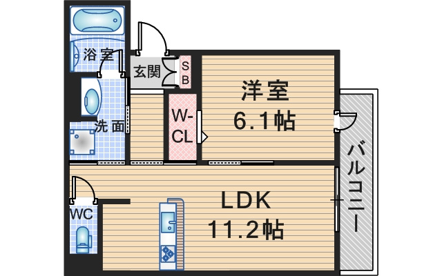 D-residence蛍池東町の間取り