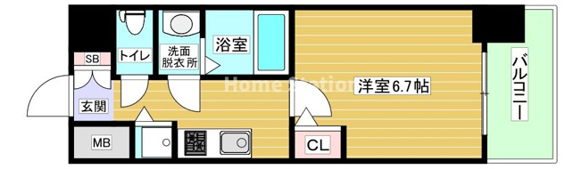 【間取り】 | クリスタルグランツ大阪ベイ