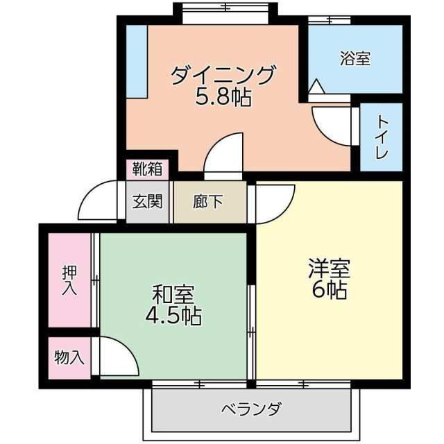 綾瀬市寺尾釜田２丁目のアパート