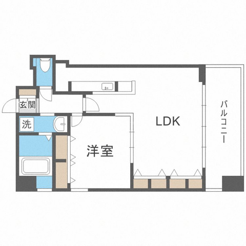 CITYSPIRE幸町の間取り