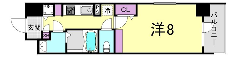 La Douceur玉造の間取り