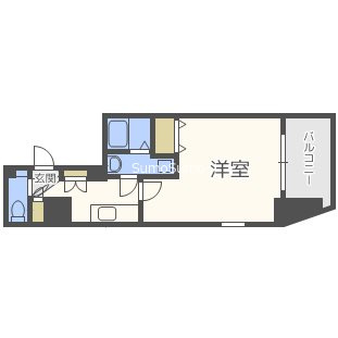 AFFLUENCE難波の間取り