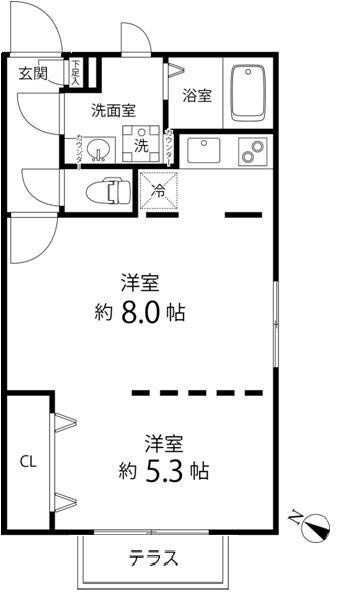 Branche目黒の間取り