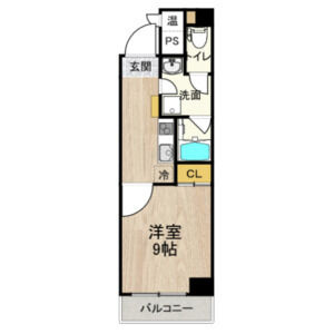 CITY SPIRE上本町の間取り