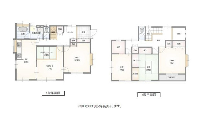 【間取り】 | 高知市西秦泉寺