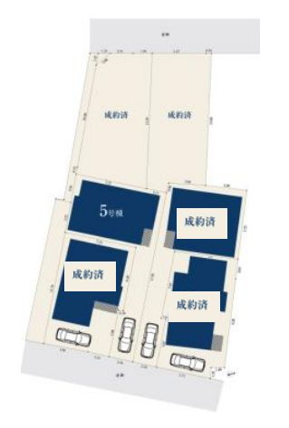 【区画図】 | 杉並区和泉４丁目　新築戸建て　５号棟 | 全6棟のうち残りは最終1棟です！