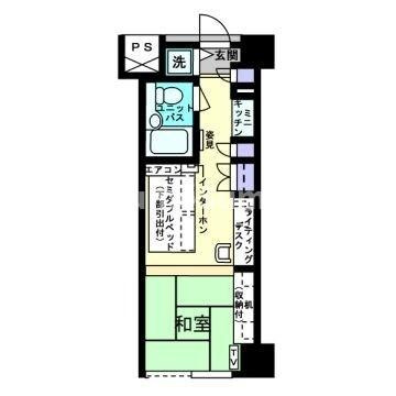 アルファコンフォート博多の間取り