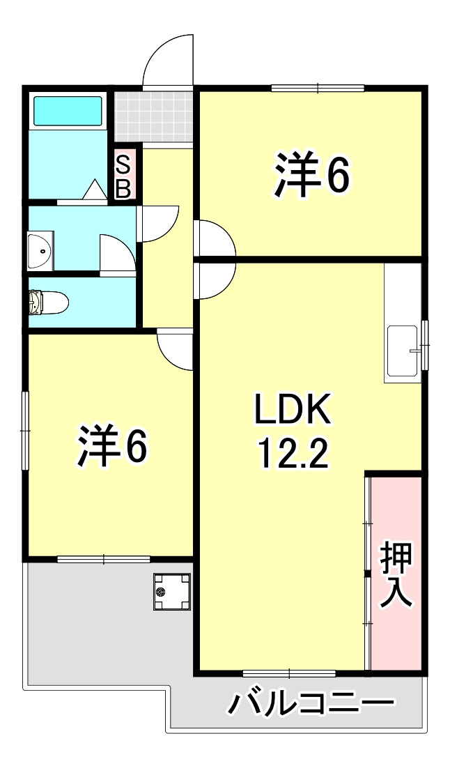 甲南メゾン本山の間取り