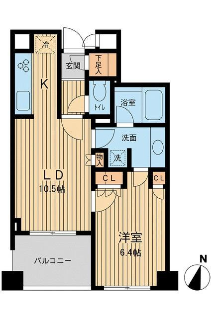 アーデン駒沢パークフロントの間取り