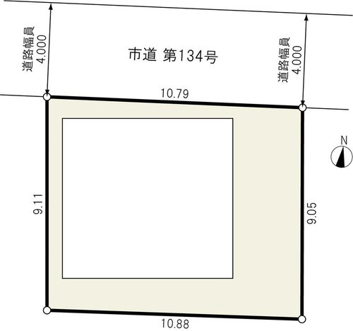 東村山市富士見町２期の区画図|2台駐車可能なカースペース（1台は車種制限有）