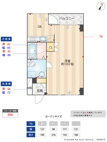 KDXレジデンス西新の間取り