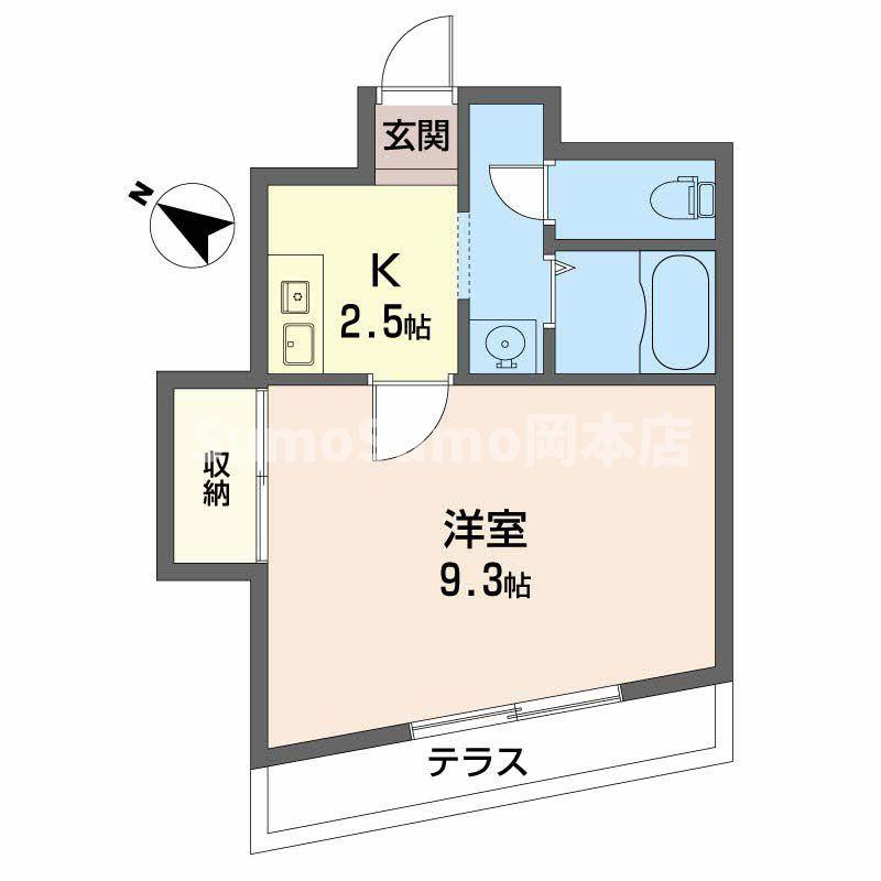 エクセルコート芦屋の間取り