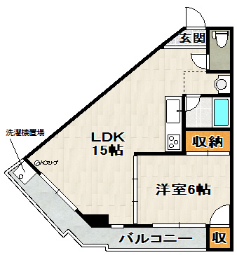 ロイヤルハイツ（中筋山手）の間取り