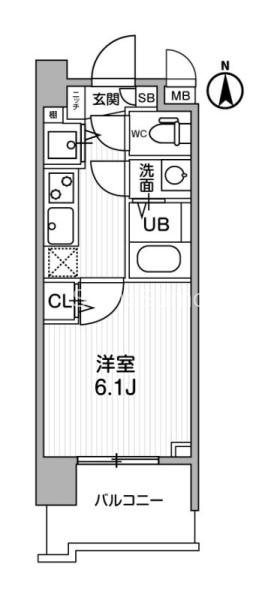 La Douceur桜川の間取り