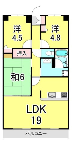 第二寿楽アビタシオンの間取り