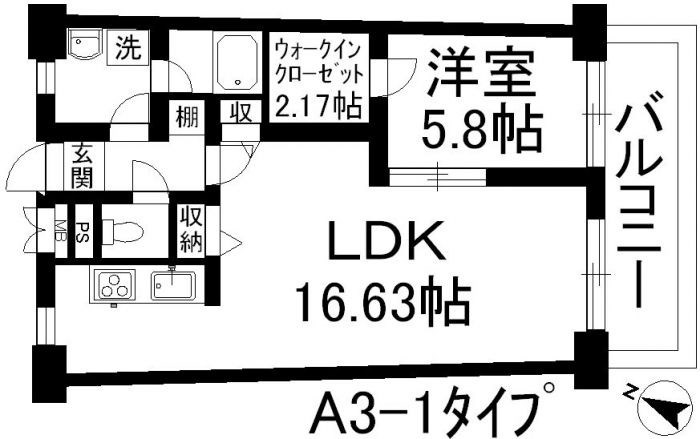 アーバンハイツ住乃江の間取り