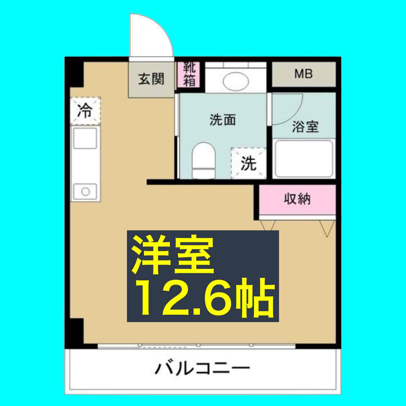 RAFFLE SHINSAKAEの間取り