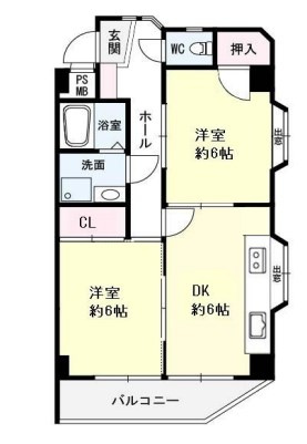 ローレル甲南の間取り