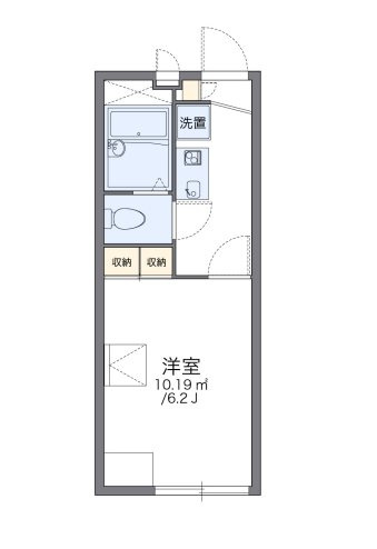 レオパレスHANAMIZUKIの間取り