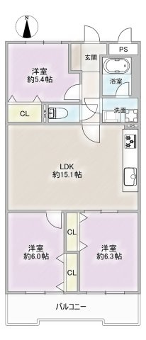 トーカンマンション御器所の間取り