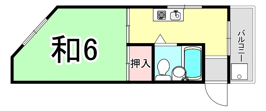 湊川ヤングハイツの間取り