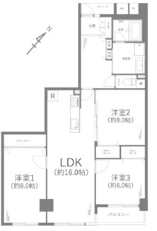 【間取り】 | 新山下ベイシティ第六号棟 | 形状等が現況と異なる場合は現況を優先します。