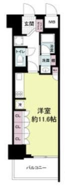 ルネフラッツ谷町四丁目の間取り
