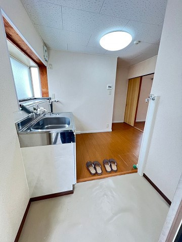 新光マンションの玄関