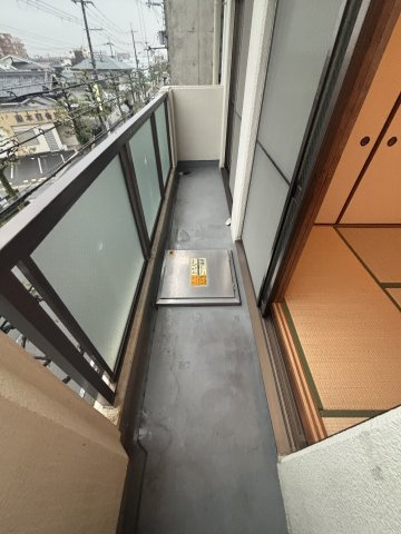 有峰ハイツのバルコニー