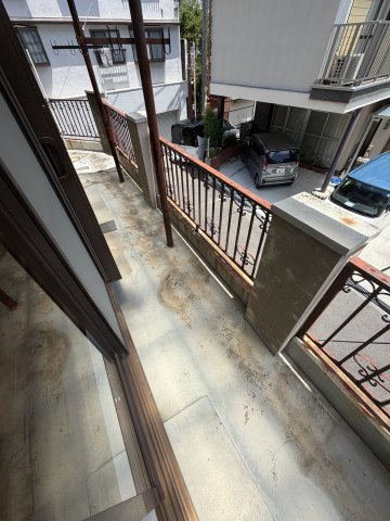 禅昌寺１丁目戸建のバルコニー