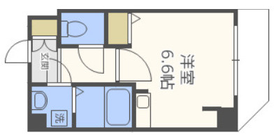 サンロール難波南の間取り