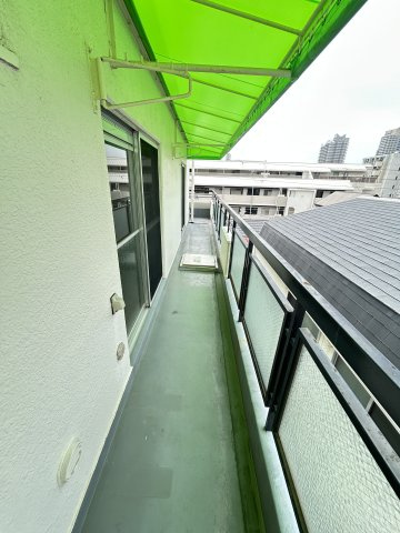 桑畑高徳マンションのバルコニー