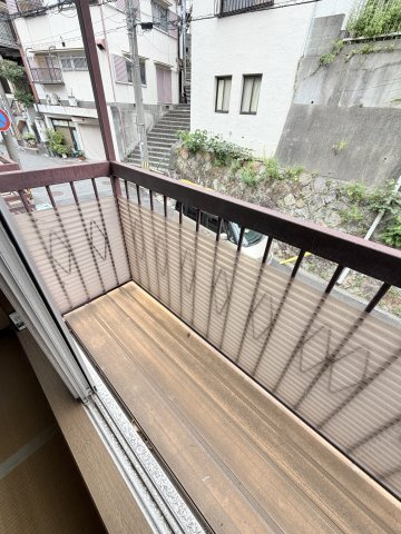 勝ハイツのバルコニー