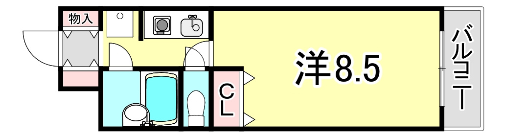 ベルグラン宝塚の間取り