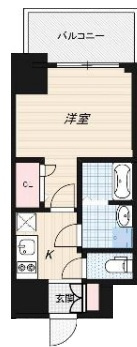 レオンコンフォート神戸駅前の間取り