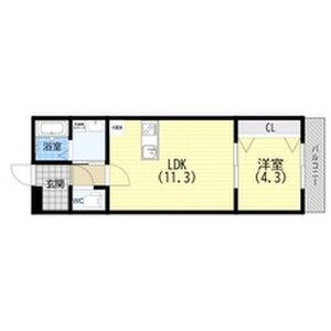 ノワール八代本町の間取り