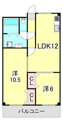 芦屋東山アーバンライフの間取り